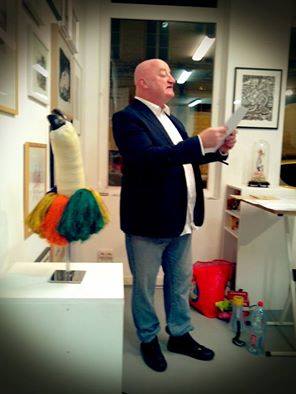 Lecture de Charles Pennequin dans le cadre de l'inauguration de l'Atelier La Danseuse, Roubaix février 2016
